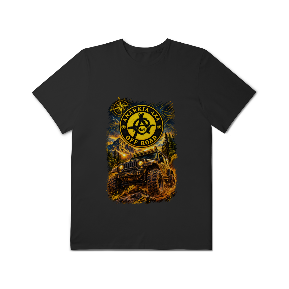 Nome do produto: Camiseta Plus Size- Anarkia4x4 Off Road