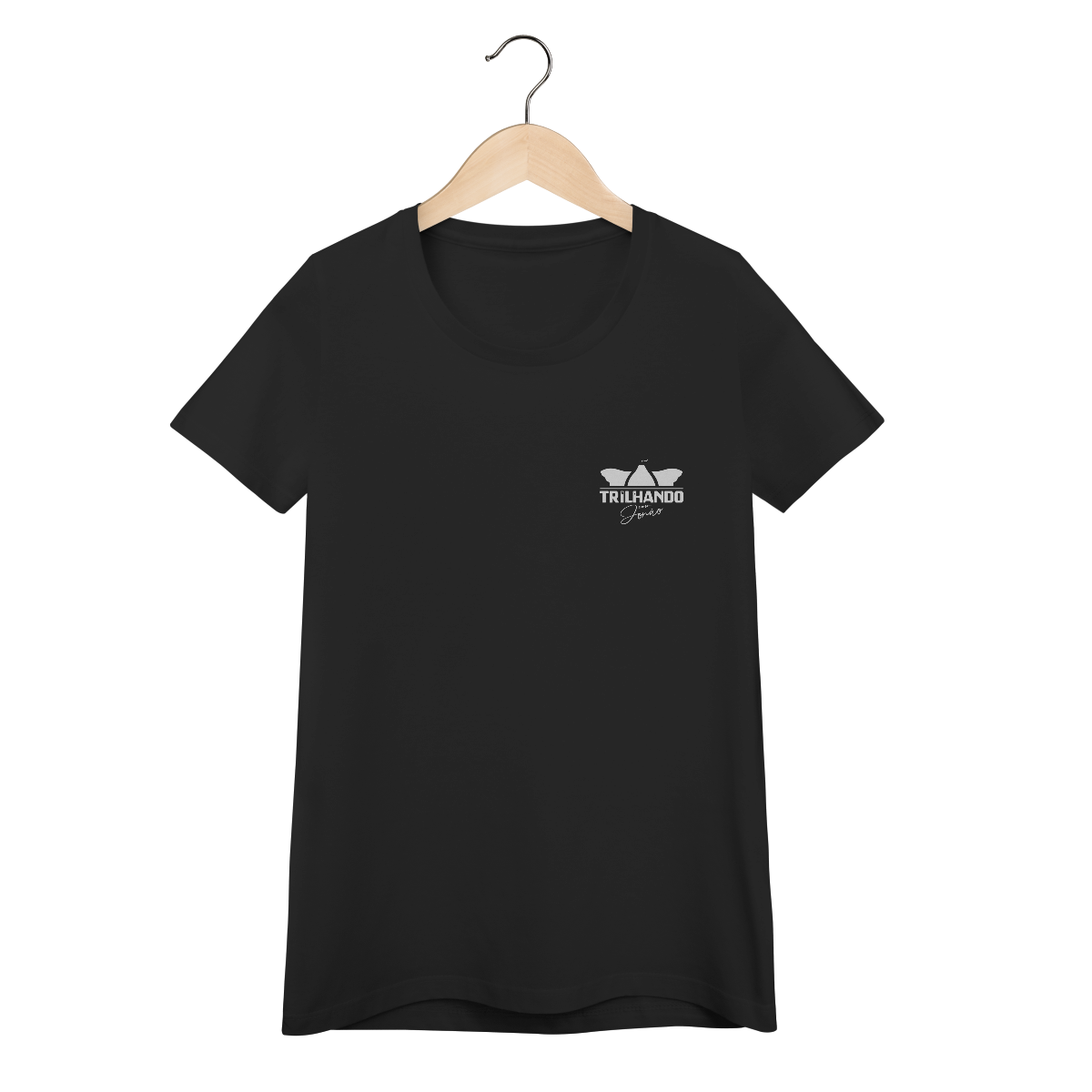 Nome do produto: CAMISA FEM - TRILHANDO COM JONÃO