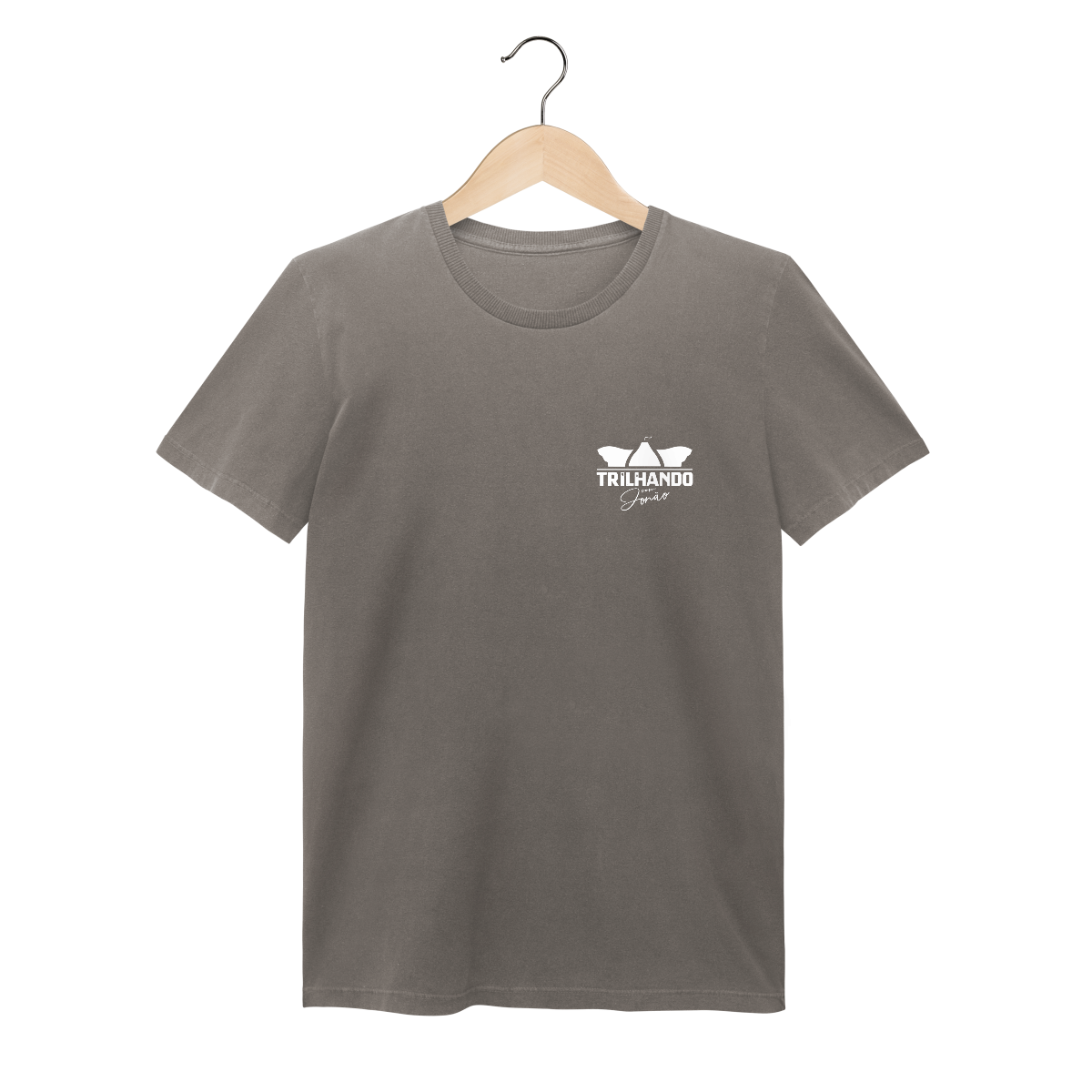 Nome do produto: CAMISA ESTONADA FEM - TRILHANDO COM JONÃO