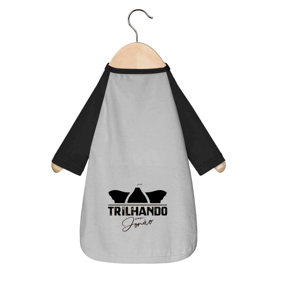 Nome do produto: CAMISA PET DOG - TRILHANDO COM JONÃO