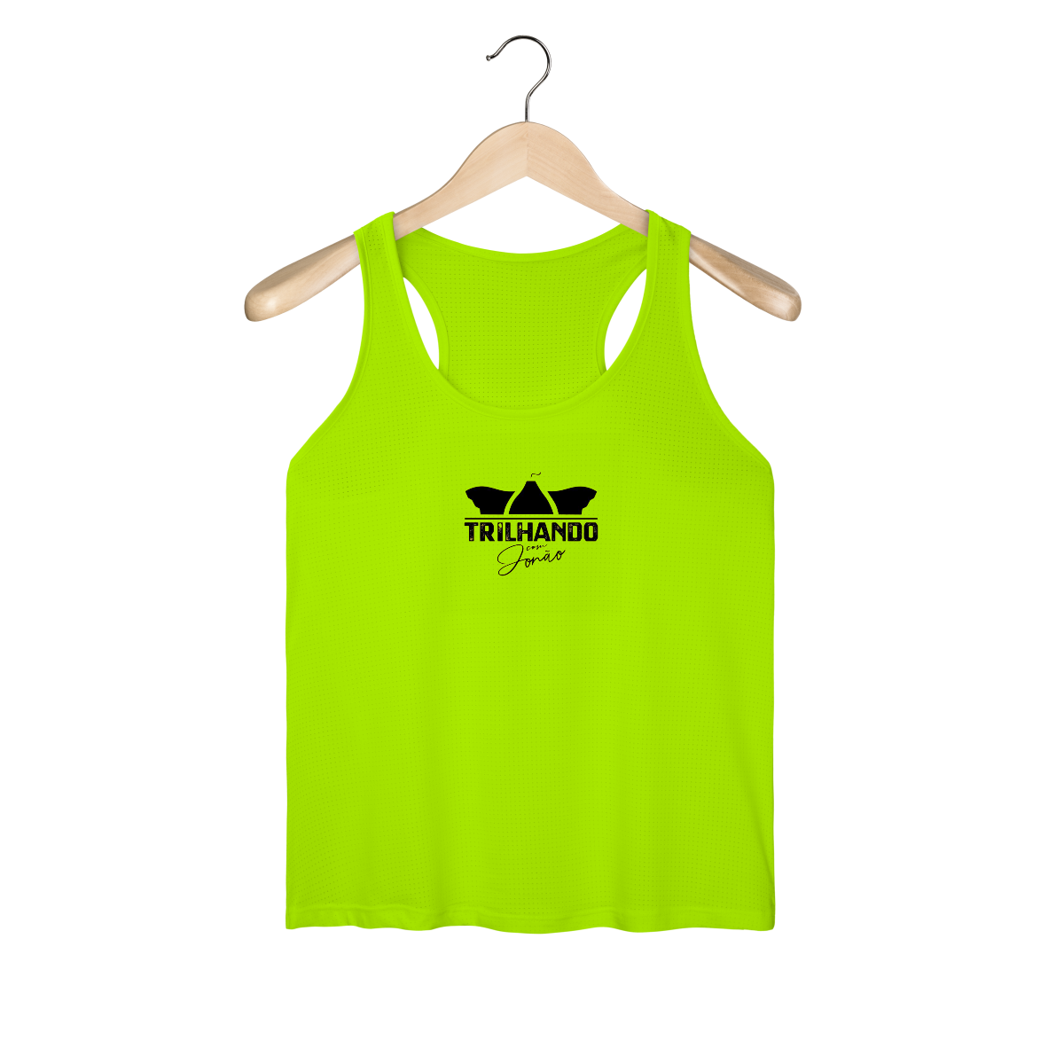 Nome do produto: REGATA UV FEM - TRILHANDO COM JONÃO