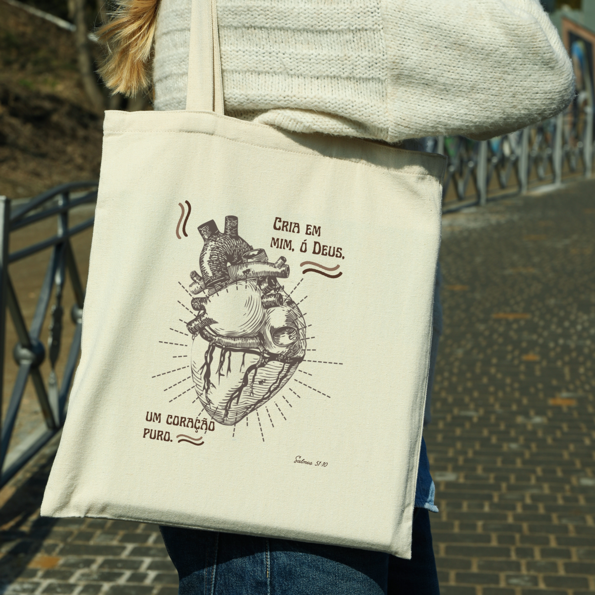 Nome do produto: ECOBAG - CORAÇÃO PURO