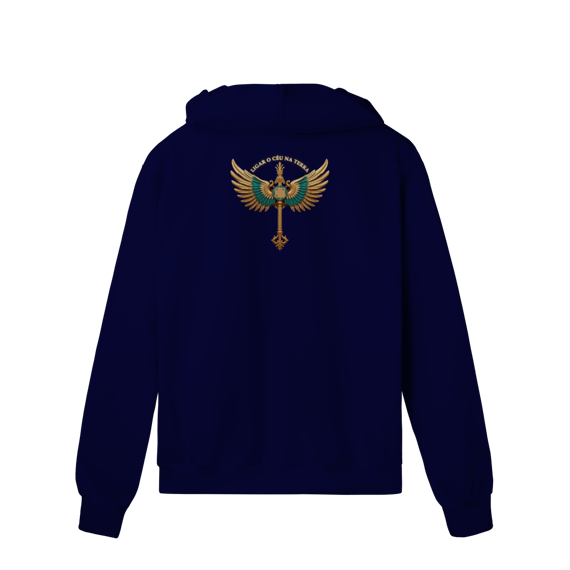 MOLETOM ZIPER - BRASIL DE DRONE 