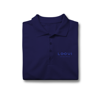 Nome do produto POLO FEMININA (FRENTE E COSTAS) - LOOVI AZUL