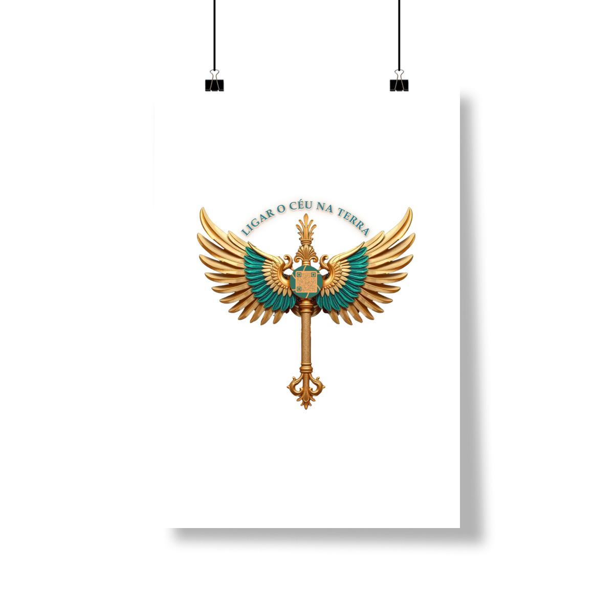 Nome do produto: POSTER RETRATO - BRASIL DE DRONE