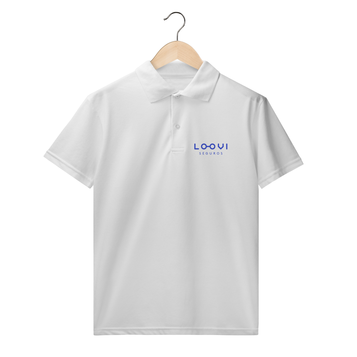 POLO MASCULINA (FRENTE) - LOOVI AZUL