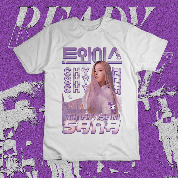 Camiseta 'MINATOSAKI SANA' (TWICE)