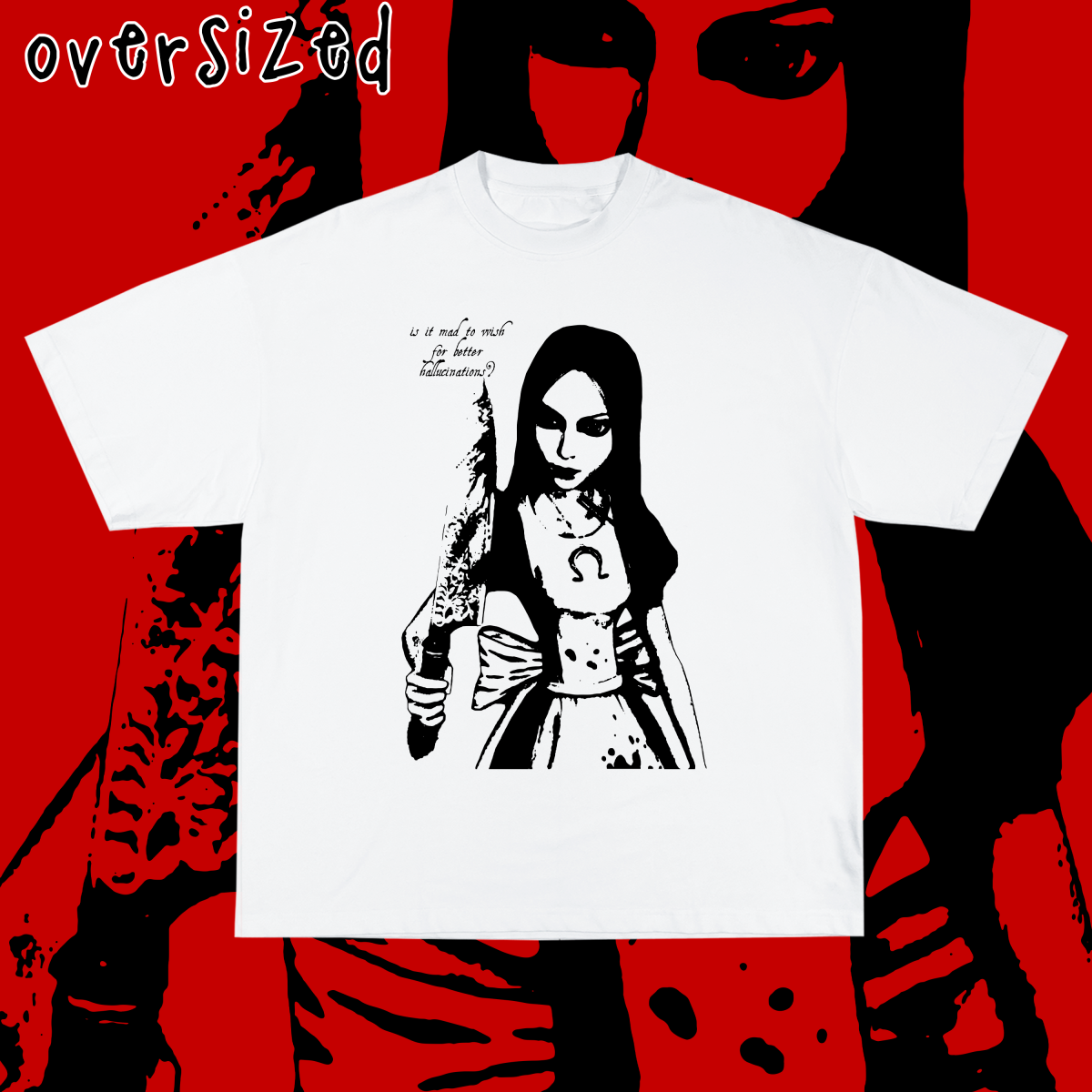 Nome do produto: Camiseta Oversized \'MADNESS\'