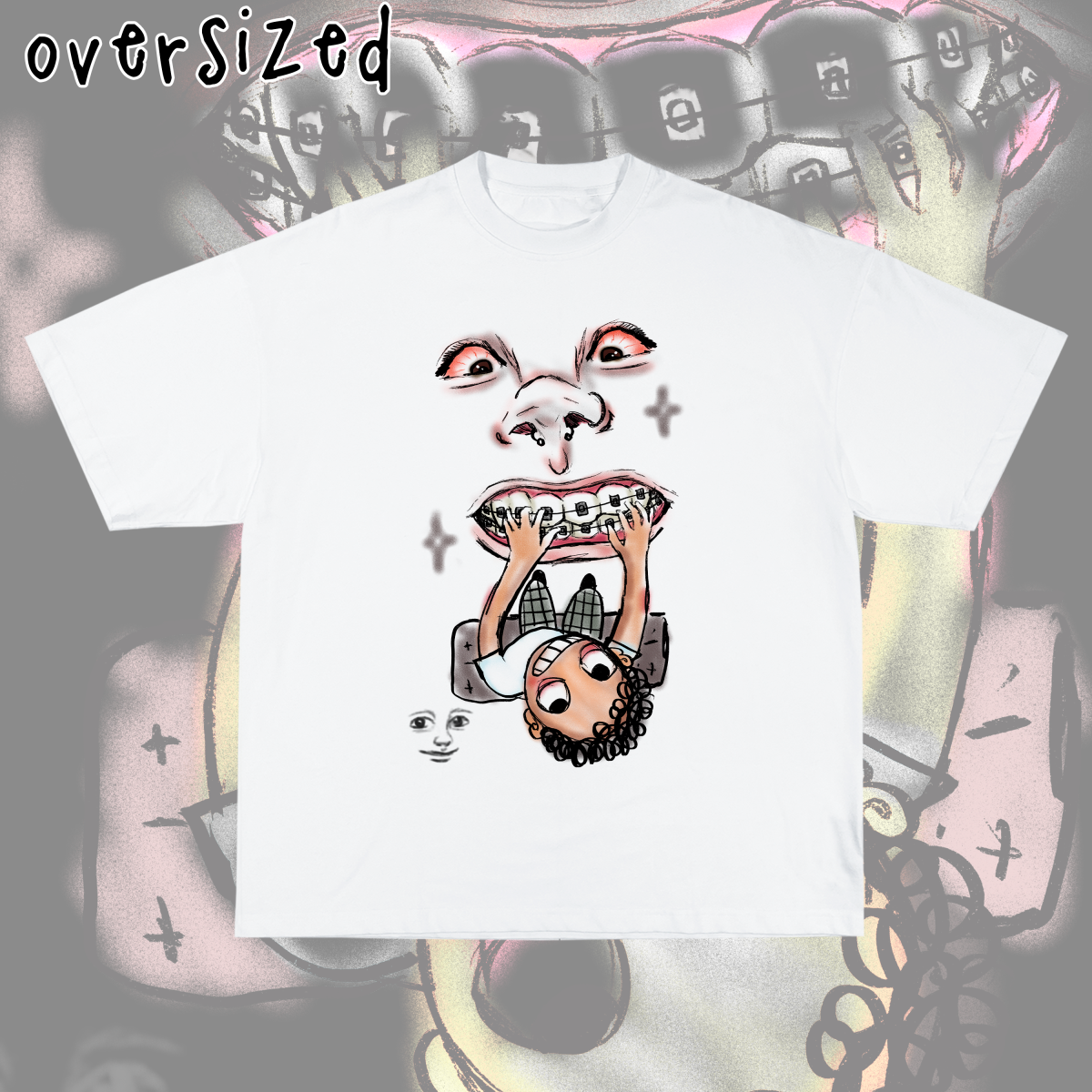 Nome do produto: Camiseta Oversized \'meu primeiro teclado\'