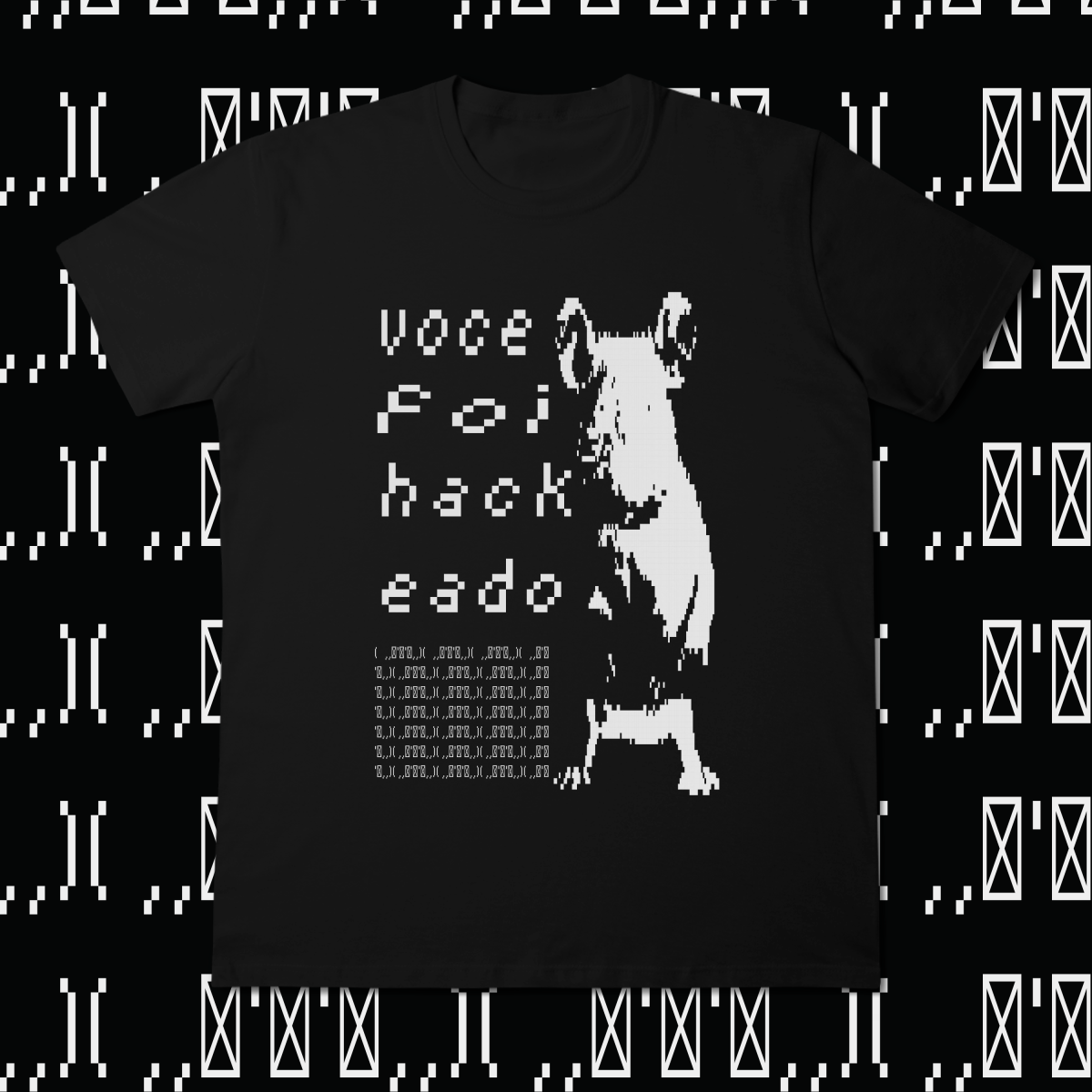 Nome do produto: Camiseta \'VOCE FOI HACKEADO\'