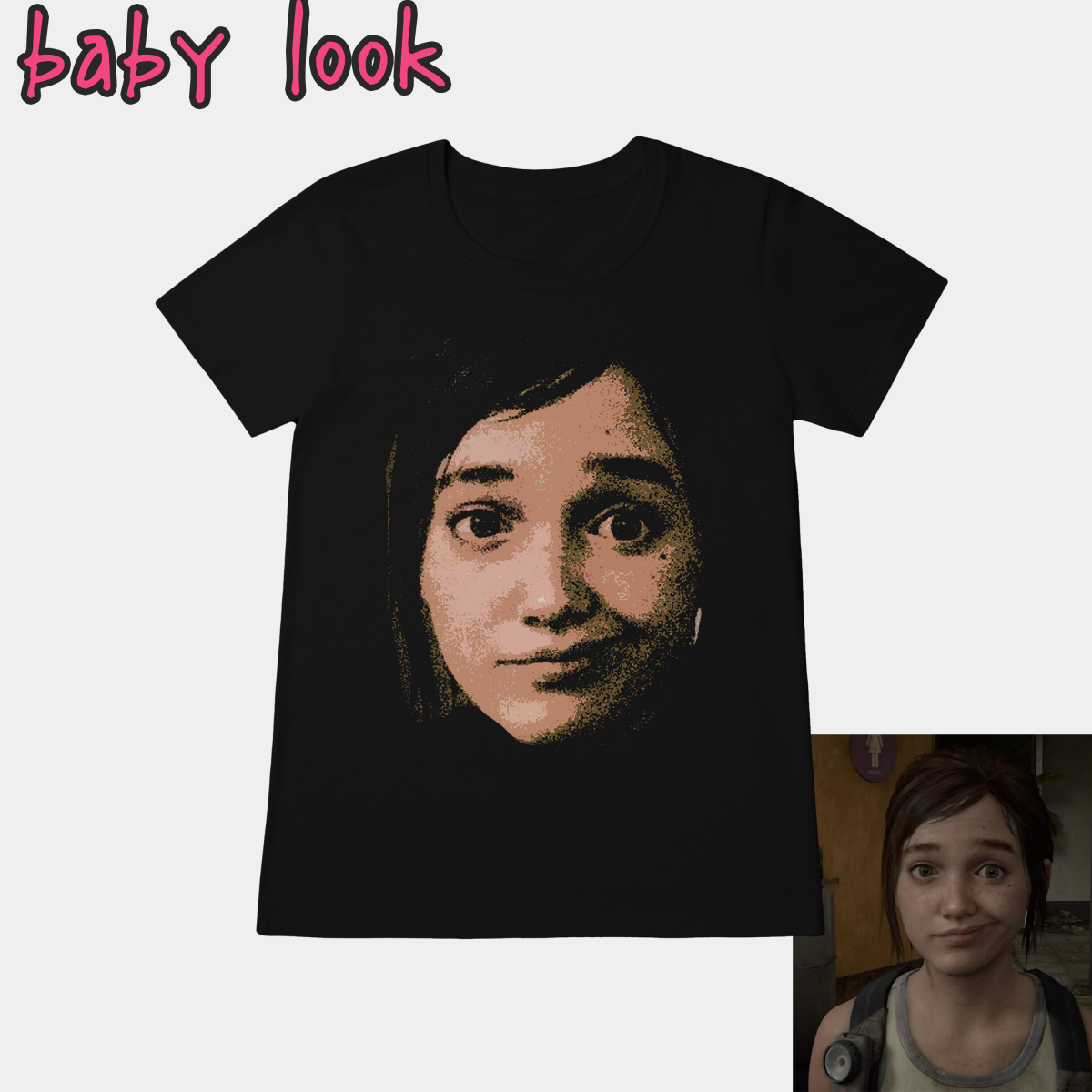 Nome do produto: Baby Look \'Ellie :/\' (THE LAST OF US)