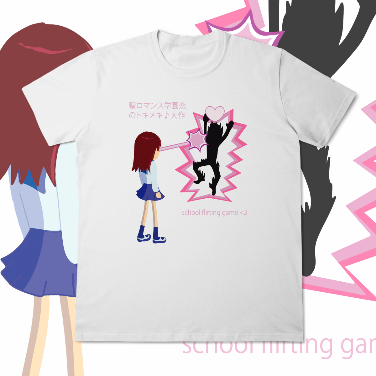 Nome do produto: Camiseta \'School Flirting Game\'