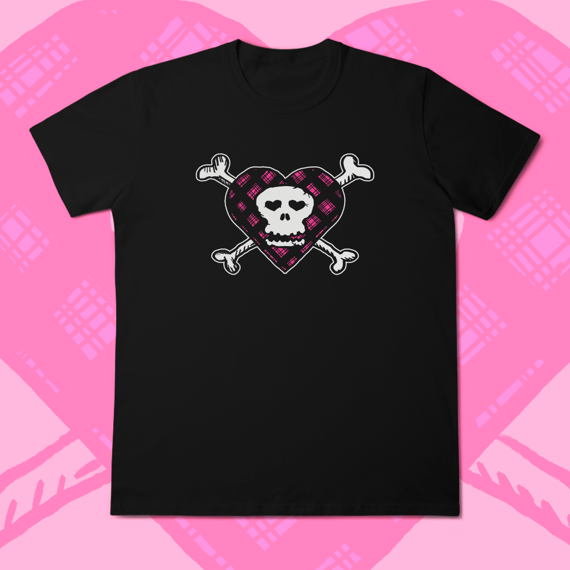 Camiseta 'SKULL Emo Princess (Avril Lavigne Inspo)'