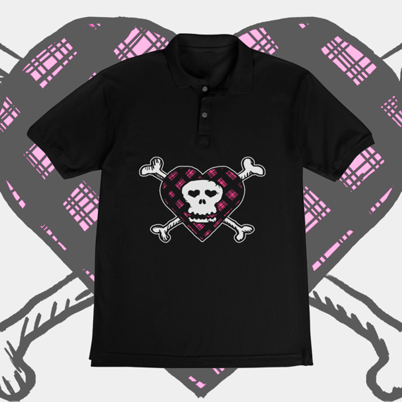 Polo 'SKULL Emo Princess (Avril Lavigne Inspo)'