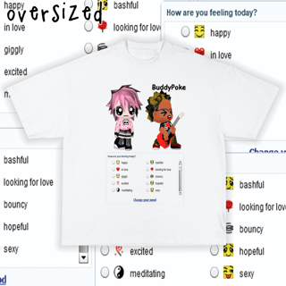 Camiseta Oversized 'BuddyPoke' (estampa versão apenas frente)