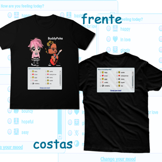 Nome do produto Camiseta 'BuddyPoke' (estampa versão frente e costas)