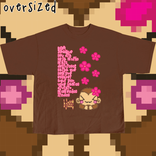 Nome do produto Camiseta Oversized 'mensagem de bom dia'