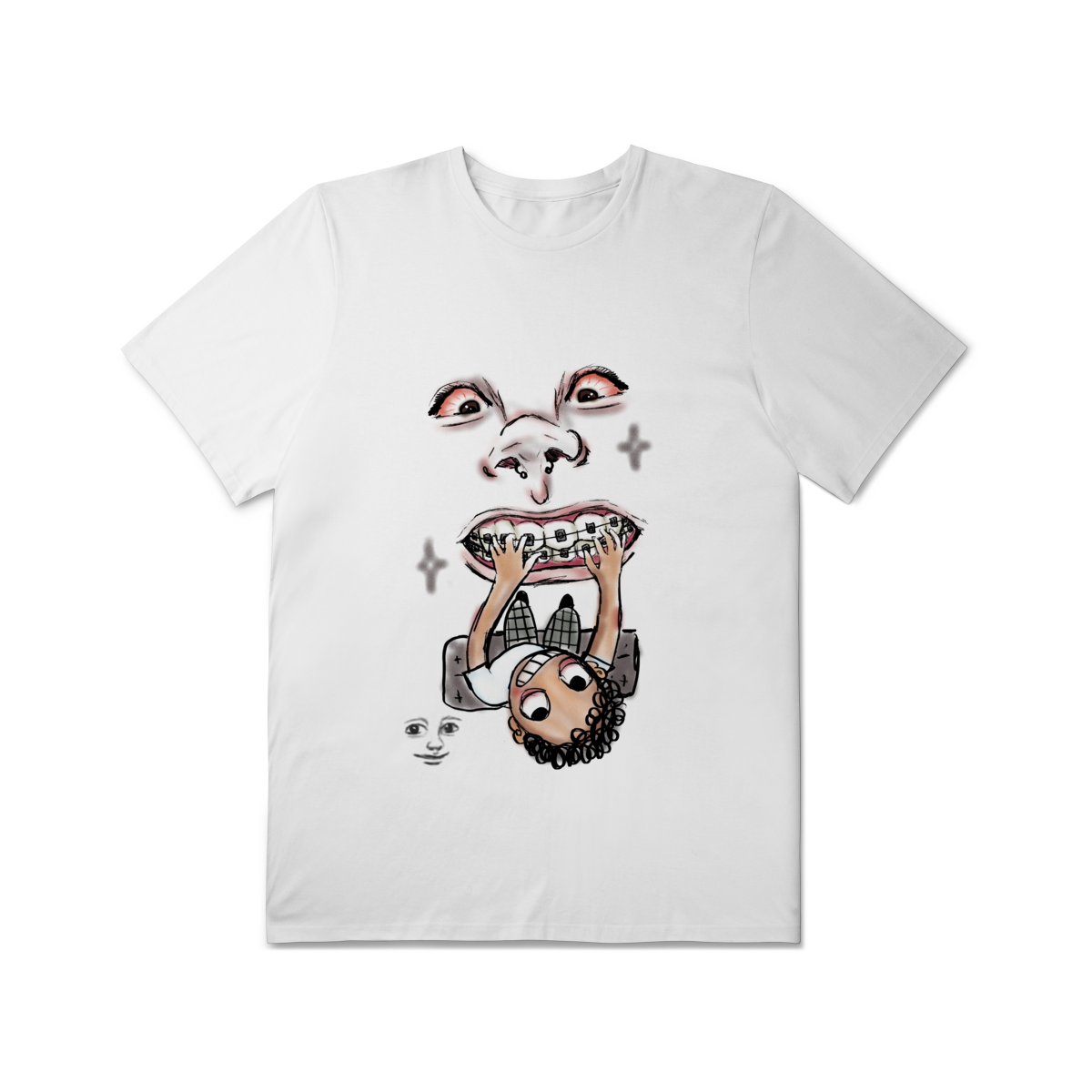 Nome do produto: Camiseta Plus Size \'meu primeiro teclado\'