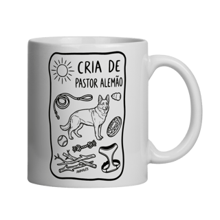 Nome do produto caneca • cria de pastor alemão