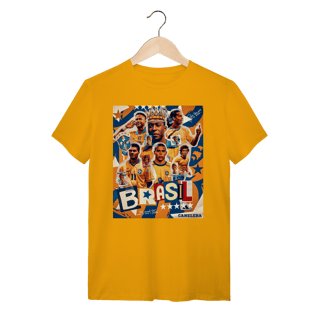 Nome do produto Camiseta Brasil Ídolos - Seleção Brasileira Pentacampeã
