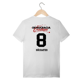 Nome do produto Camiseta Doutor Sócrates - Democracia Corintiana