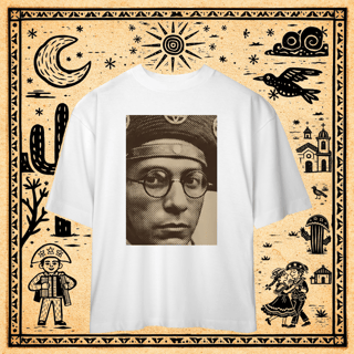 Nome do produto Oversized - Camiseta Lampião Halftone