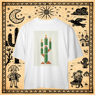 Nome do produto Oversized - Camiseta Mandacaru Construtivista