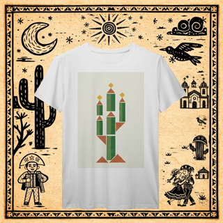 Nome do produto Prime - Camiseta Mandacaru Construtivista