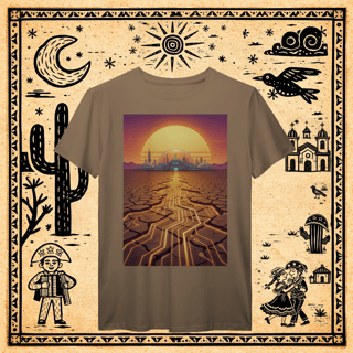 Prime - Camiseta Grid do Sertão & Cidade-Domo