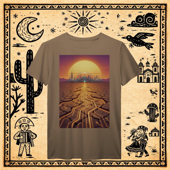 Prime - Camiseta Grid do Sertão & Cidade-Domo