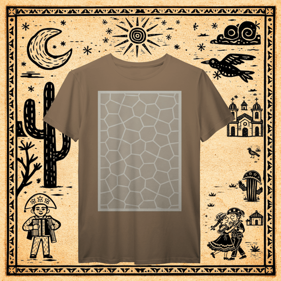 Oversized - Camiseta Polígonos da Seca