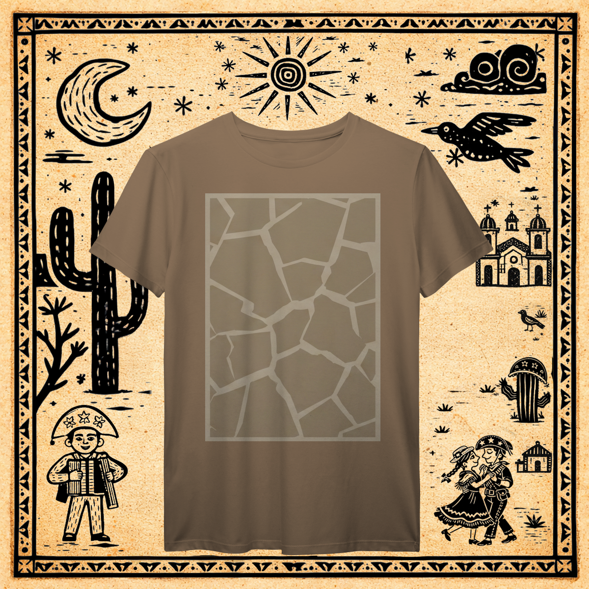 Nome do produto: Prime - Camiseta Solo Poligonal