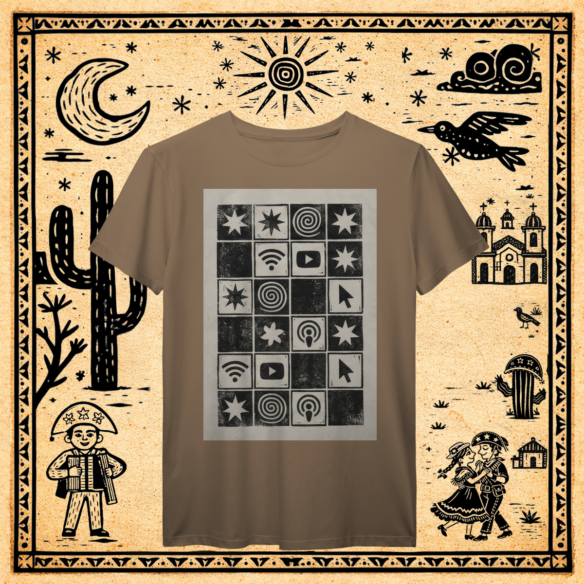 Nome do produto: Prime - Camiseta Xilo-Tech Grid