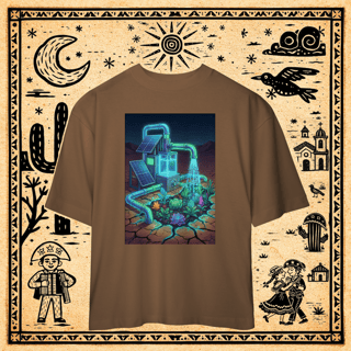Nome do produto Oversized - Camiseta Sistema Hídrico Neon