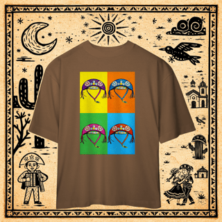 Nome do produto Oversized - Camiseta Cangaço Pop Grid