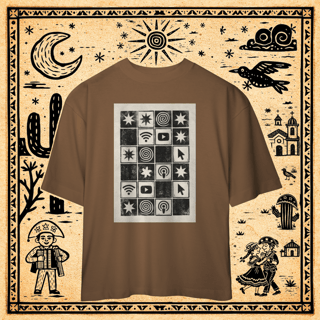 Nome do produto Oversized - Camiseta Xilo-Tech Grid