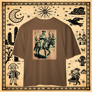 Nome do produto Oversized - Camiseta Vaqueiro Glitch