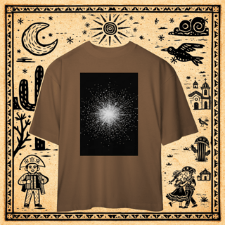 Nome do produto Oversized - Camiseta Céu Estrelado Digital