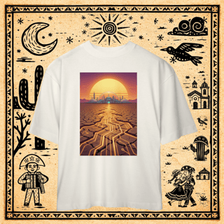 Nome do produto Oversized - Camiseta Grid do Sertão & Cidade-Domo