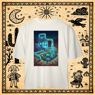 Nome do produto Oversized - Camiseta Sistema Hídrico Neon