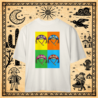 Nome do produto Oversized - Camiseta Cangaço Pop Grid