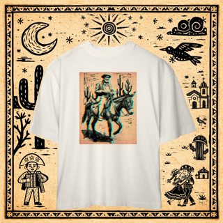 Nome do produto Oversized - Camiseta Vaqueiro Glitch