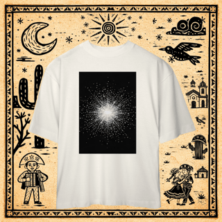 Nome do produto Oversized - Camiseta Céu Estrelado Digital