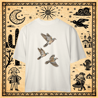 Nome do produto Oversized - Camiseta Revoada da Asa Branca