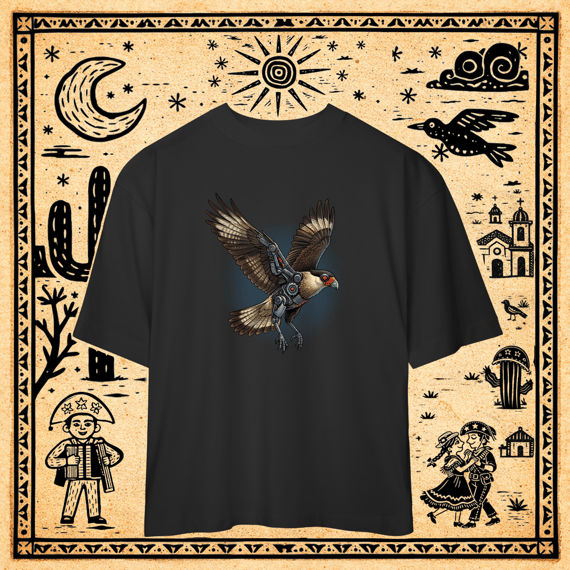 Oversized - Camiseta Drone Carcará MK-IV