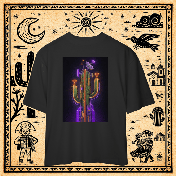 Oversized - Camiseta Torre de Transmissão Mandacaru