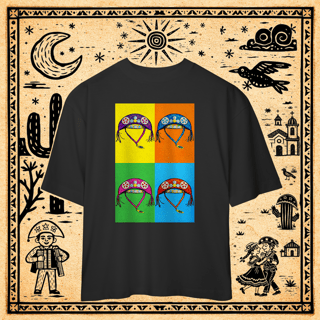 Oversized - Camiseta Cangaço Pop Grid