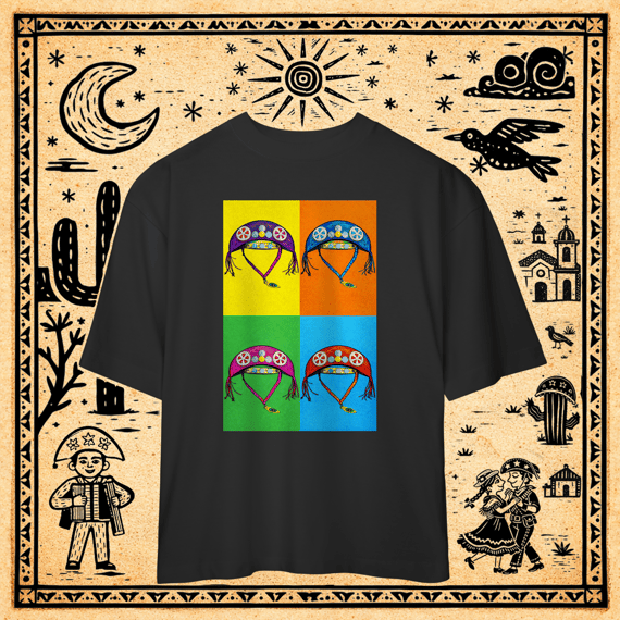 Oversized - Camiseta Cangaço Pop Grid