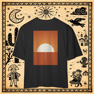 Oversized - Camiseta Sol Sintético