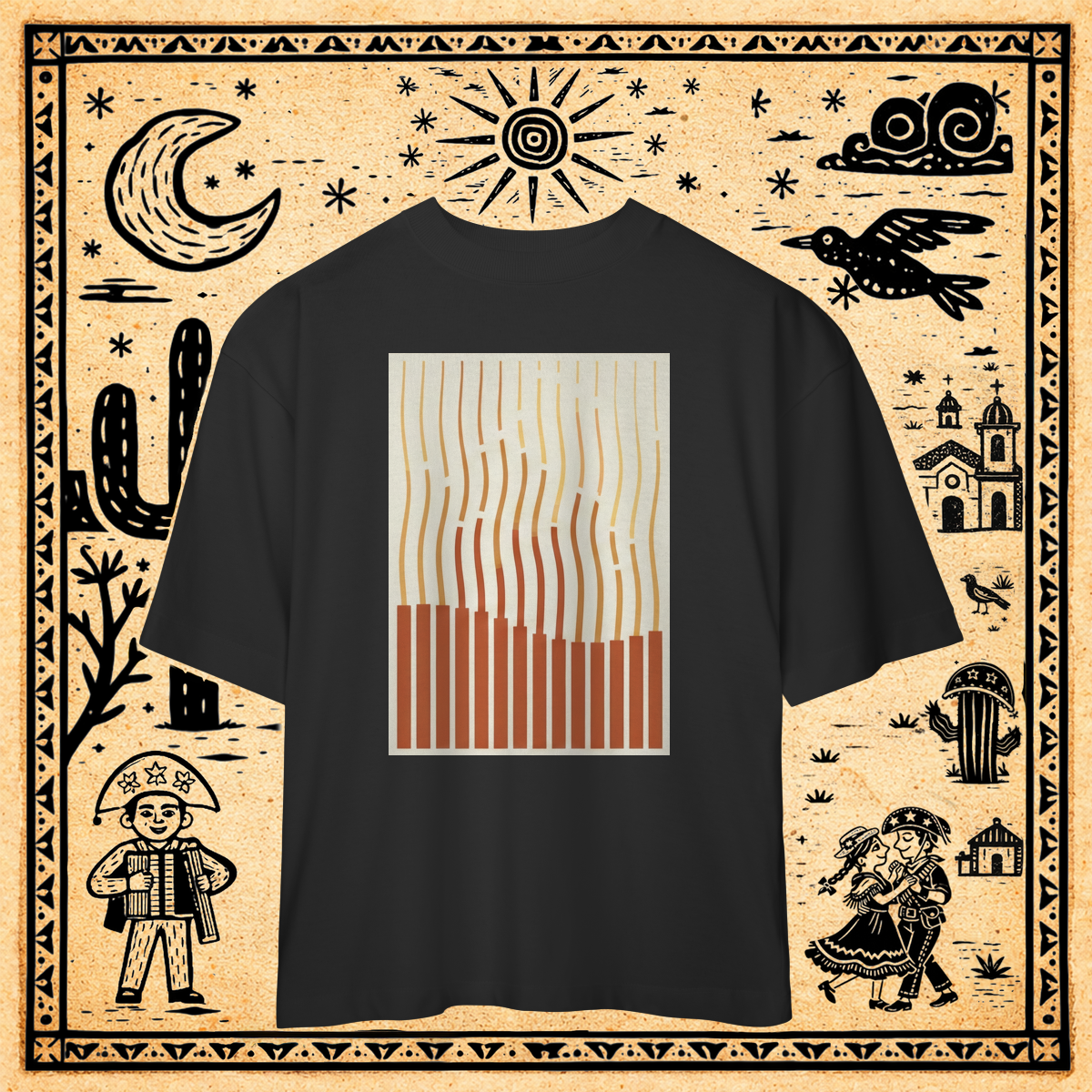 Nome do produto: Oversized - Camiseta Chuva de Dados